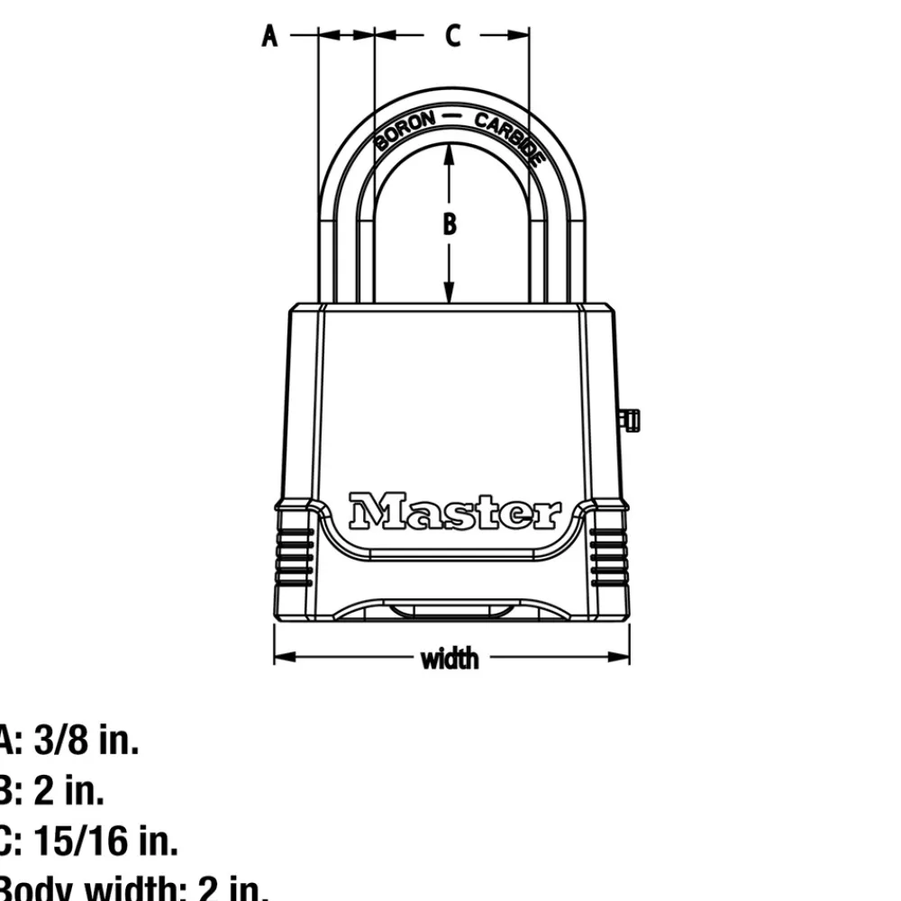 Outlet Master Lock Combination Lock