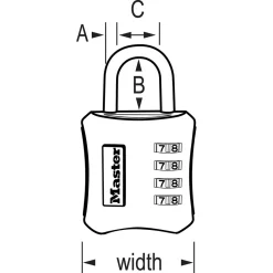 New Master Lock Combination Lock
