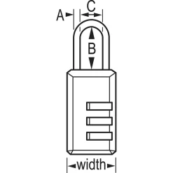 Discount Master Lock Combination Lock