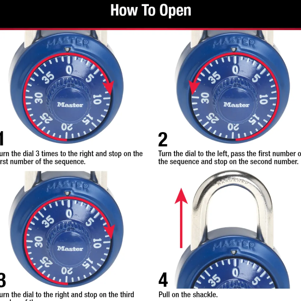 Hot Master Lock Combination Lock