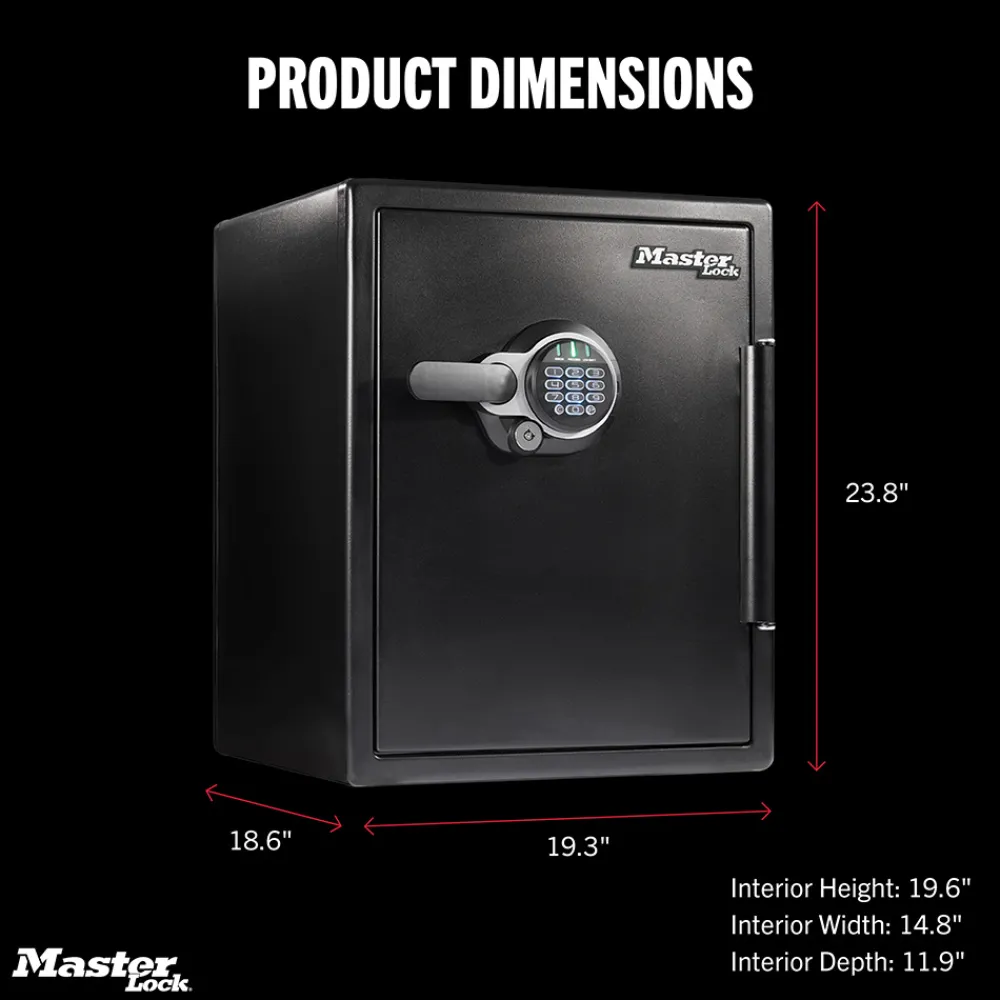 Hot Master Lock 2-Hour Fire and Water Safe