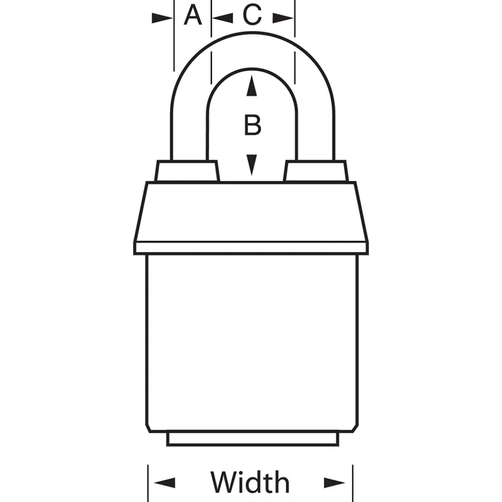 Discount Master Lock Laminated Padlock