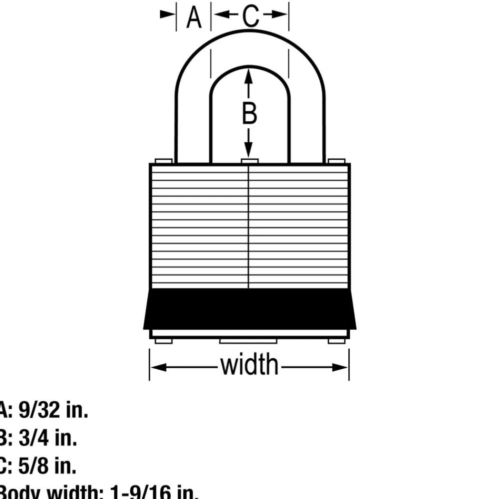Online Master Lock Laminated Padlock