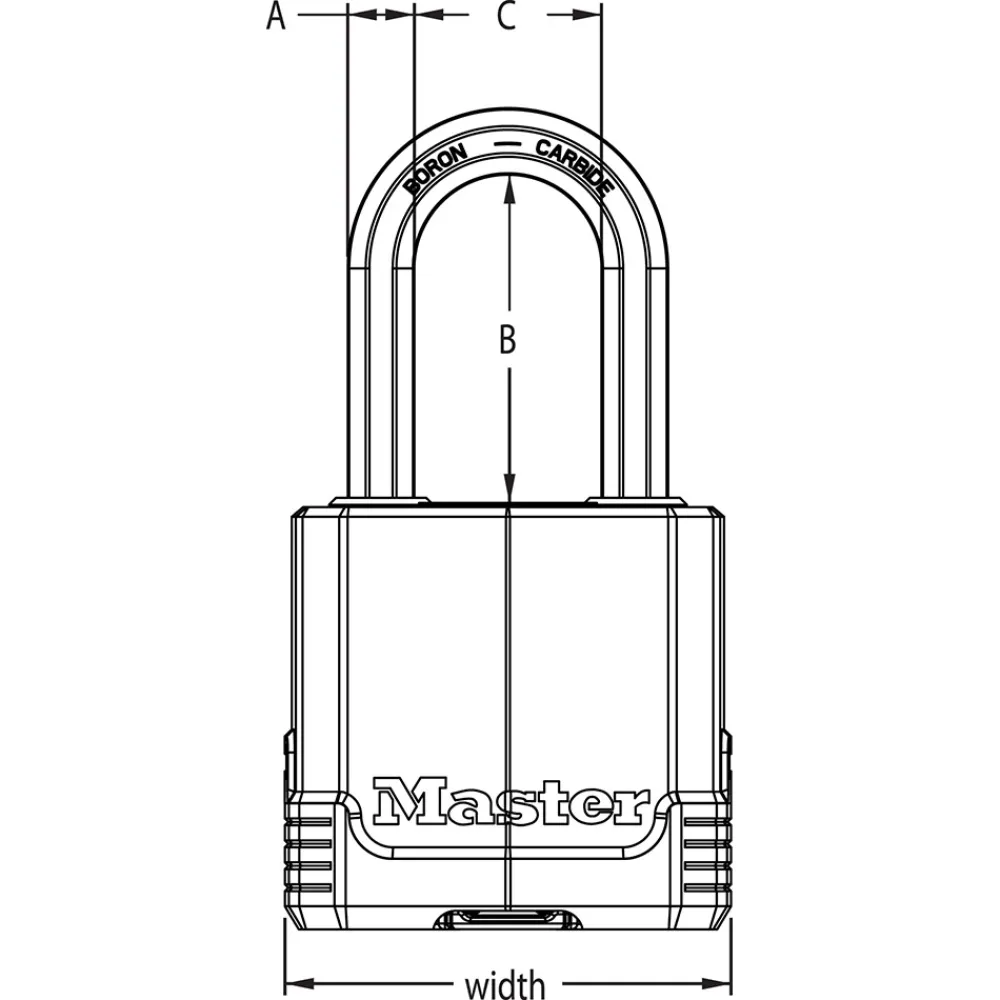 Hot Master Lock Laminated Padlock