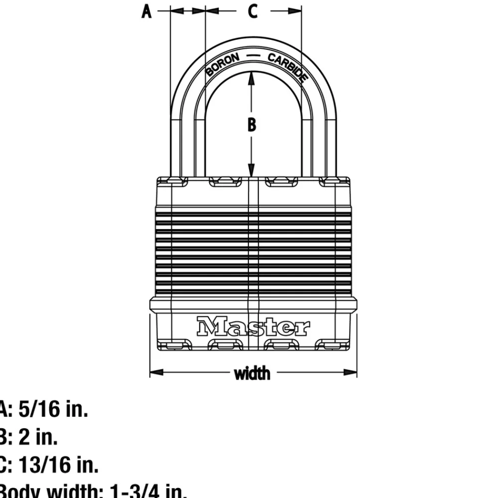Online Master Lock Laminated Padlock