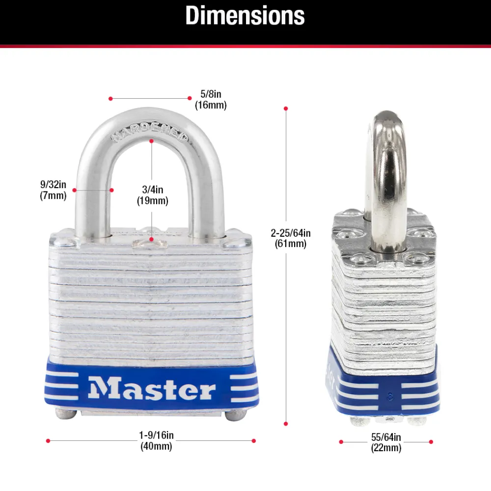 New Master Lock Laminated Padlock