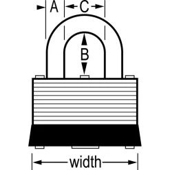 New Master Lock Laminated Padlock