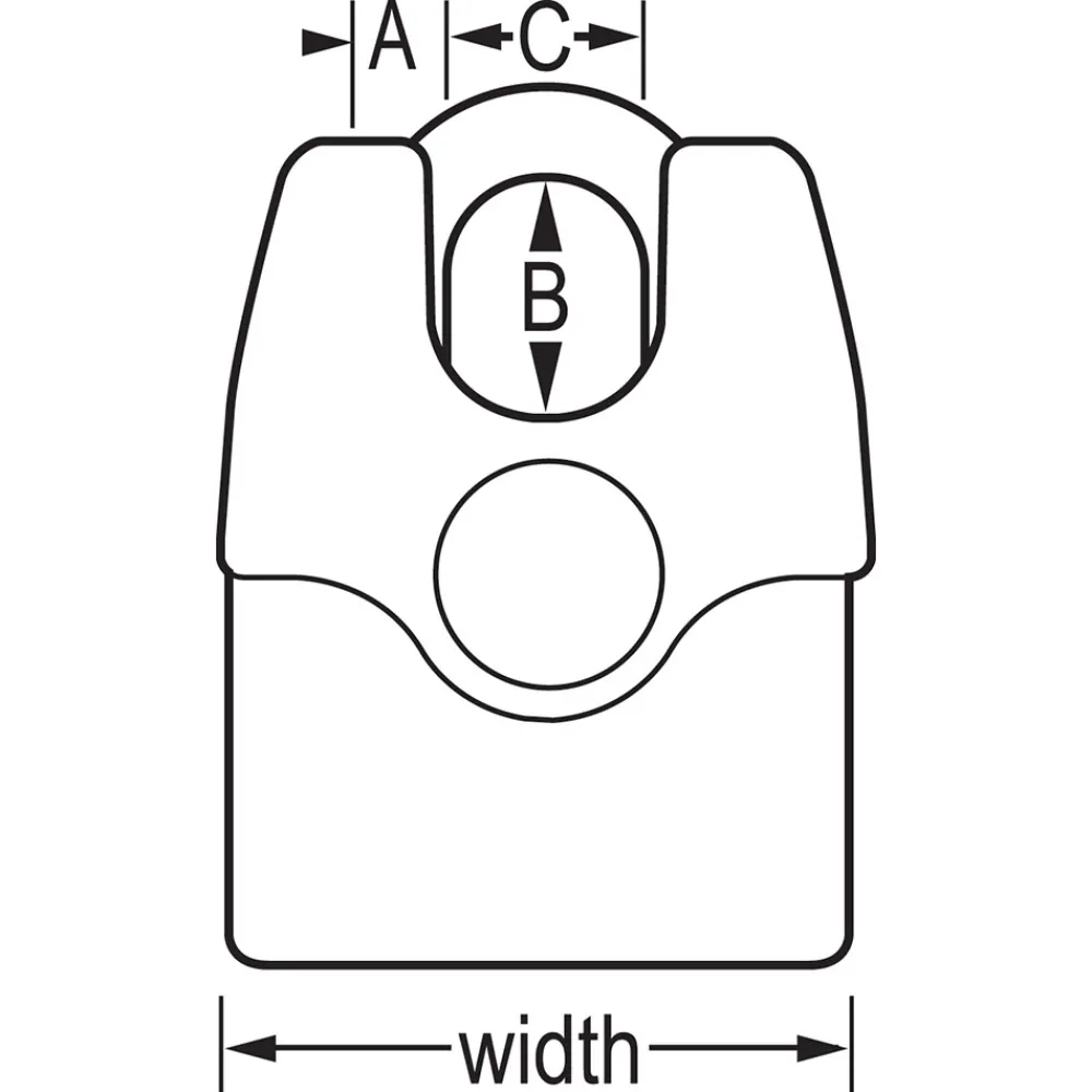 Discount Master Lock Laminated Padlock