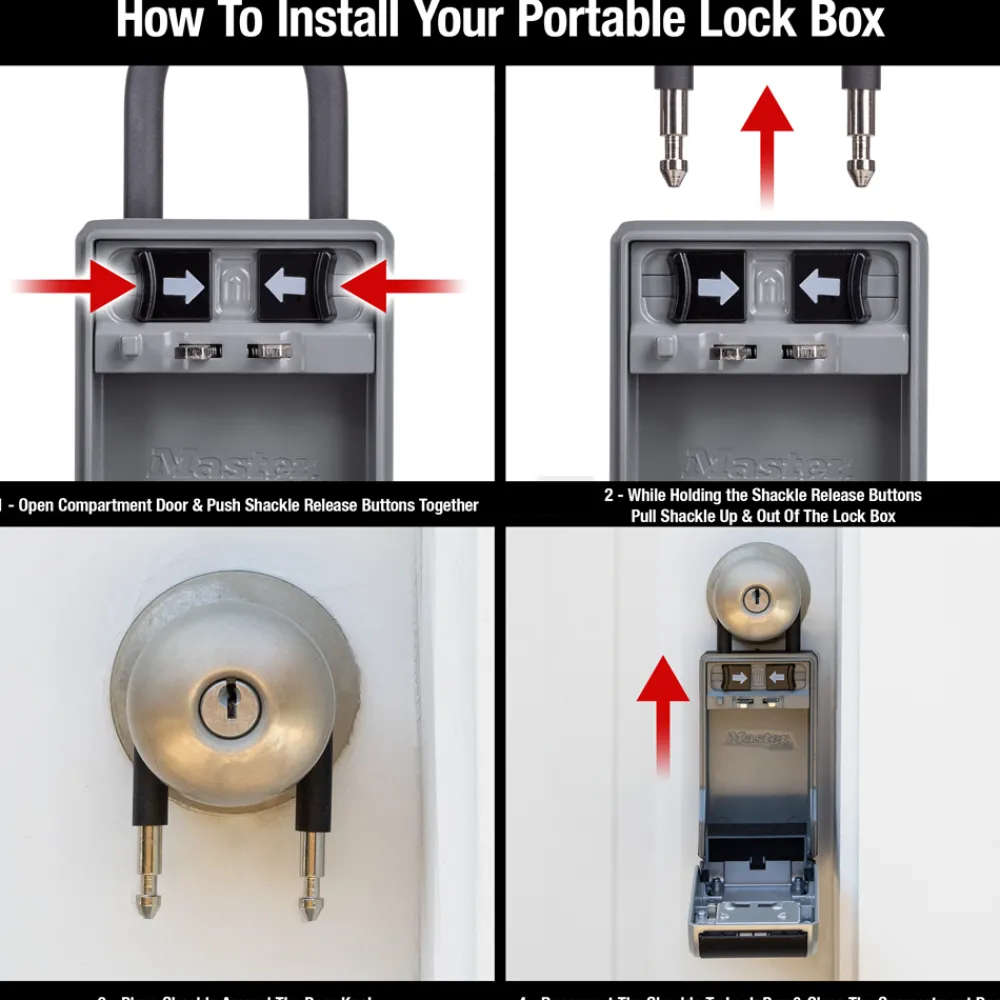 Outlet Master Lock Portable Lock Boxes