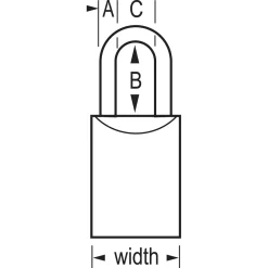 Best Master Lock ProSeries® Solid Steel Lock