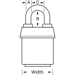 Clearance Master Lock ProSeries® Weather Tough® Laminated Lock