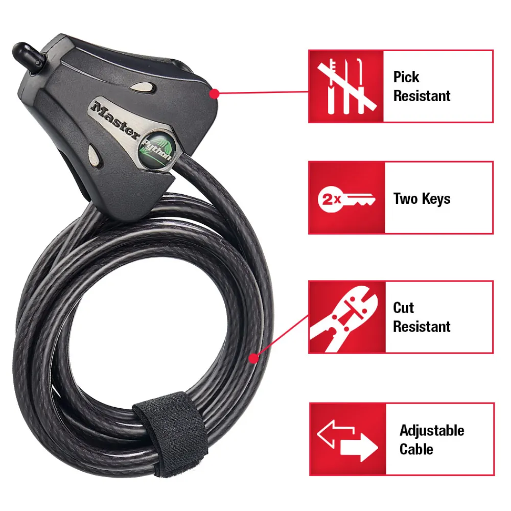 Discount Master Lock Python™ Adjustable Locking Cable