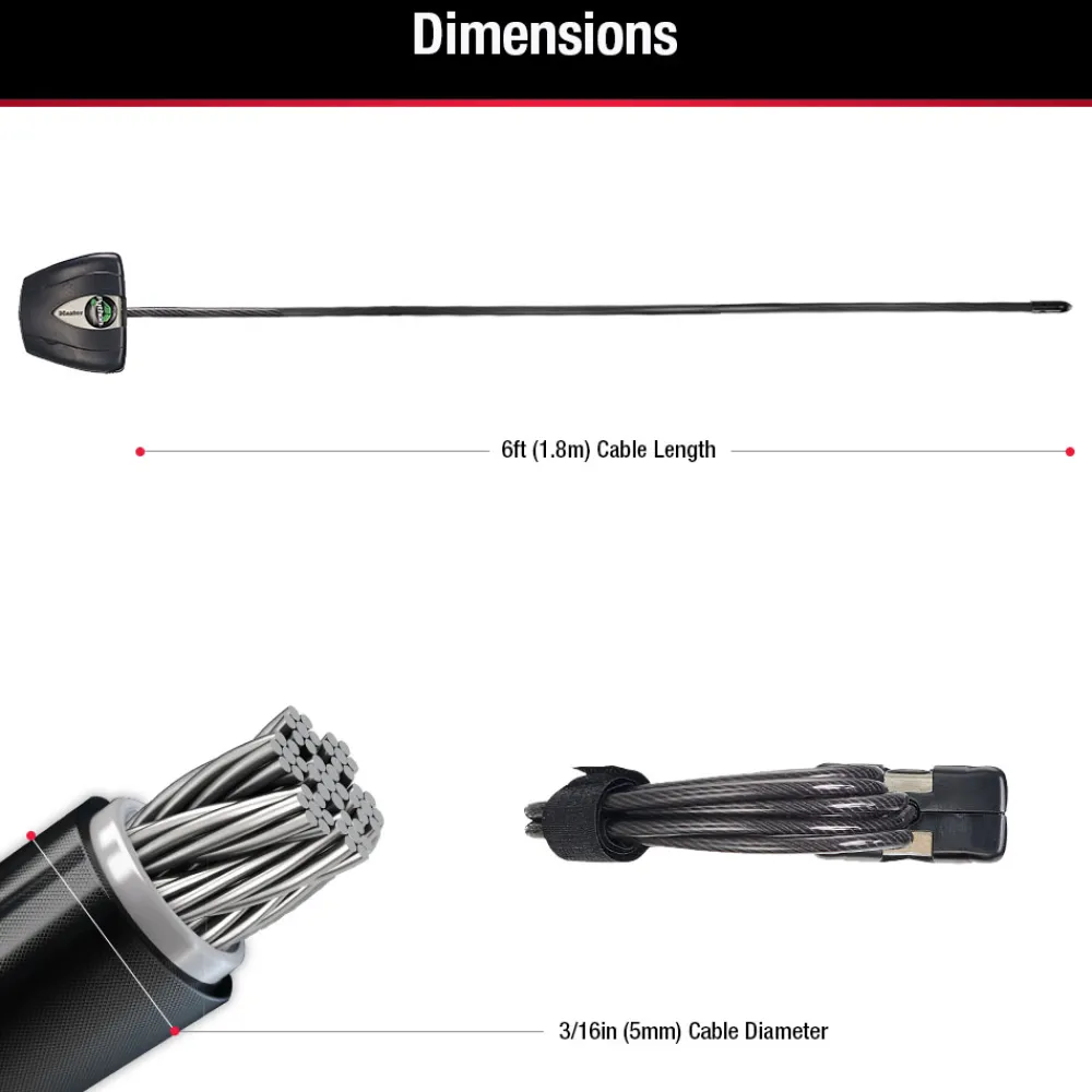 Online Master Lock Python™ Adjustable Locking Cable