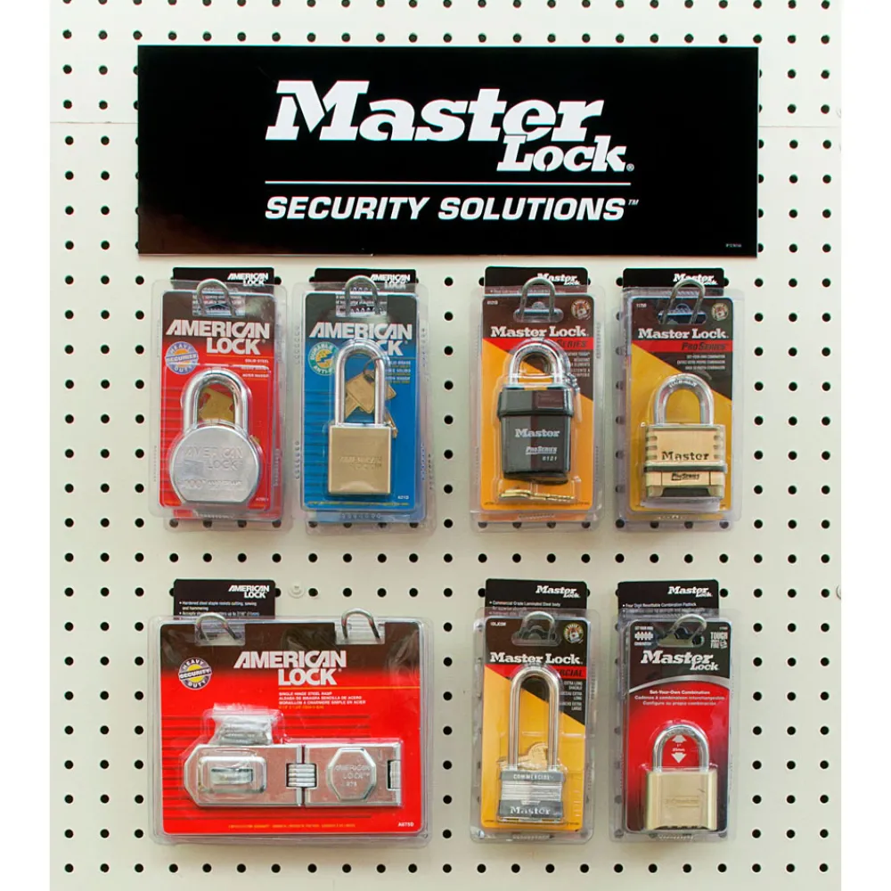 Outlet Master Lock Security Hardware Wall Display