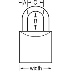 Sale Master Lock Solid Body Padlock