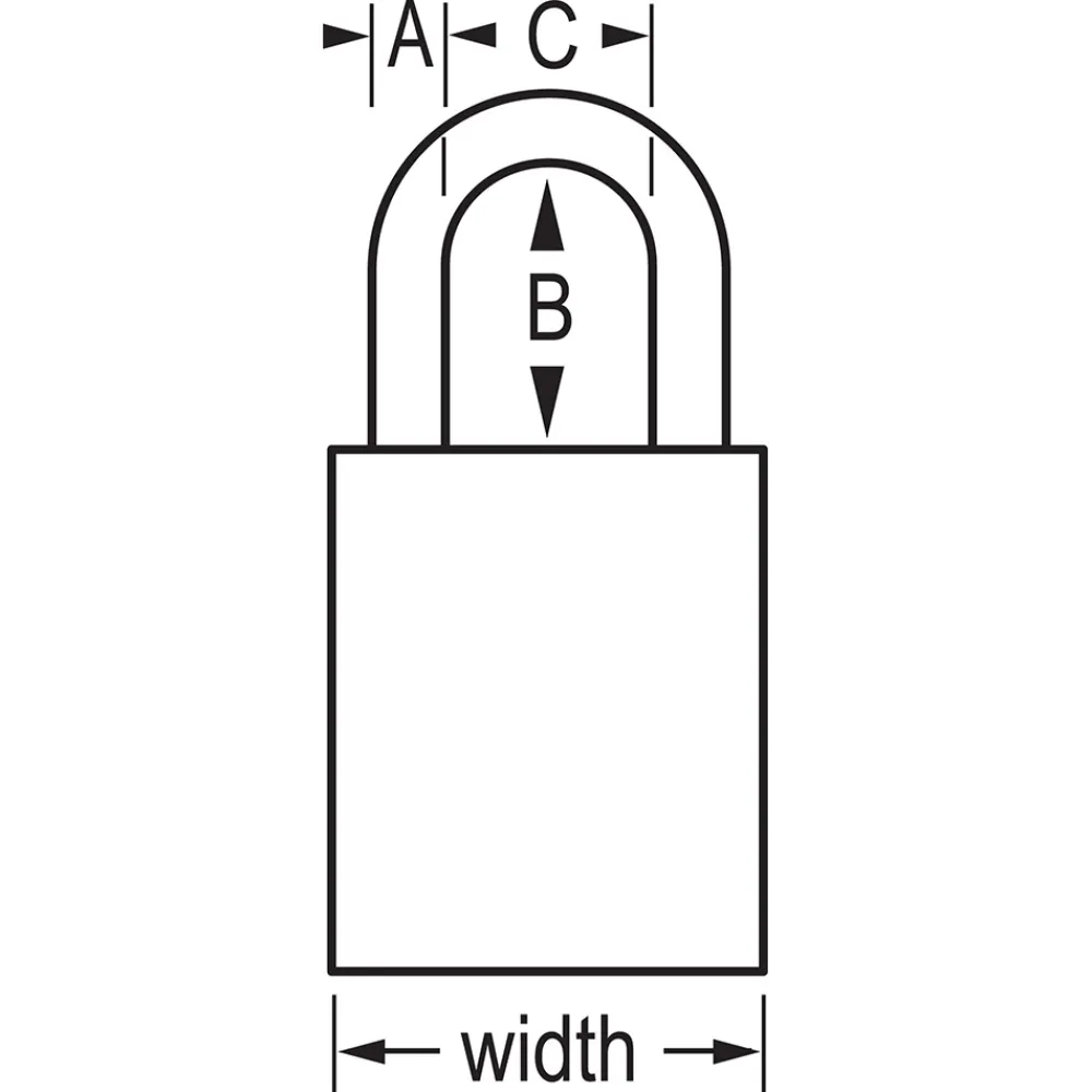 Discount Master Lock Solid Body Padlock