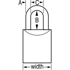 Discount Master Lock Solid Body Padlock