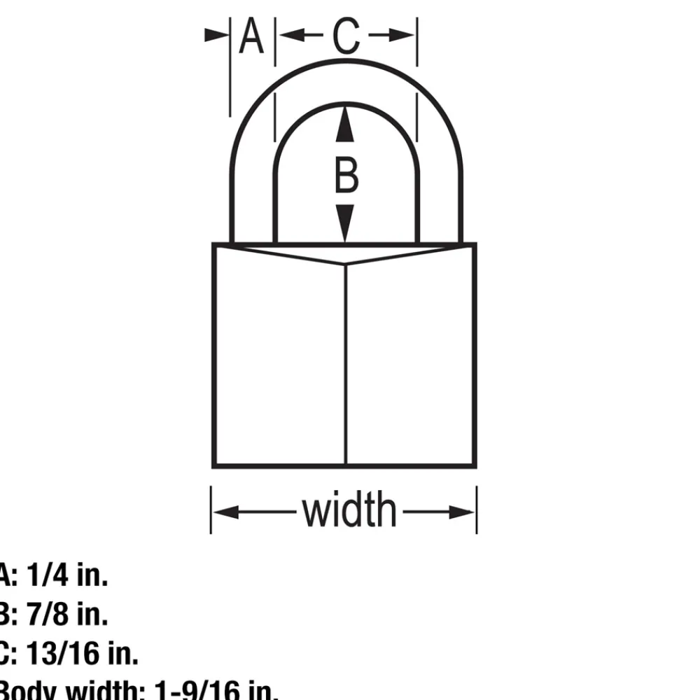Clearance Master Lock Solid Body Padlock