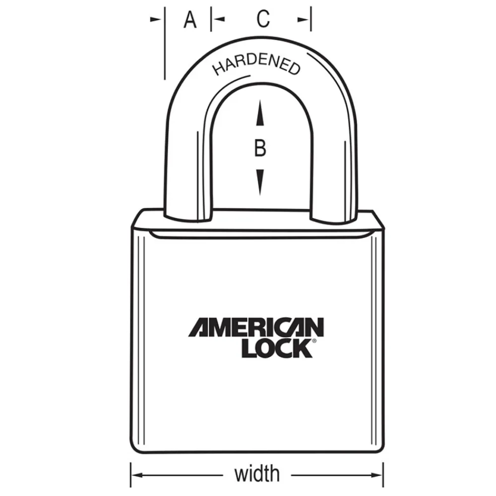 Clearance Master Lock Solid Body Padlock