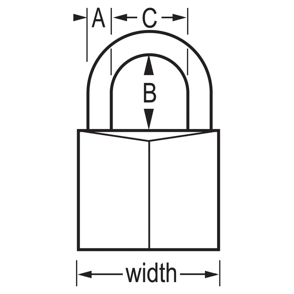 Discount Master Lock Solid Body Padlock