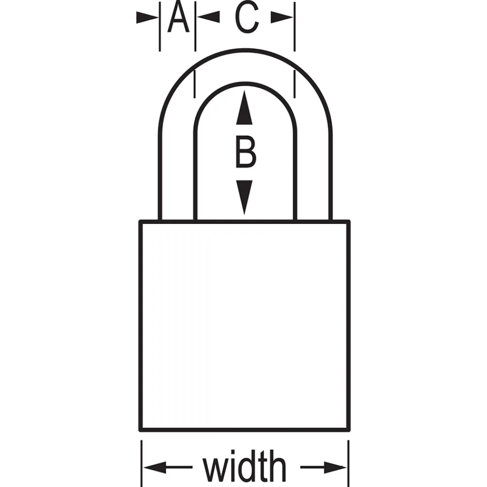 Master Lock Solid Body Padlock