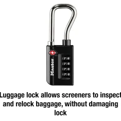 Online Master Lock TSA-Approved Luggage Lock