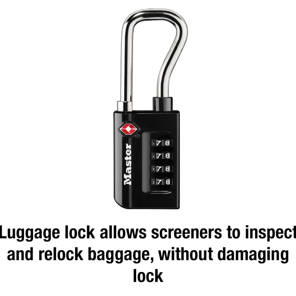 Online Master Lock TSA-Approved Luggage Lock