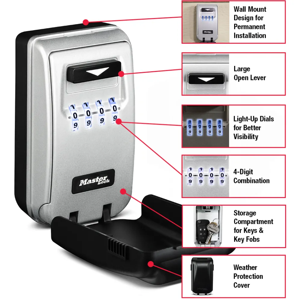 Best Master Lock Wall Mount Lock Boxes